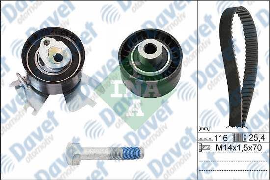 INA 530044910 Eksantrik Kiti C4 C4 Picasso C5 Ii C5 Iii C8 Jumpy Iii Expert Iii P407 P308 P307 P807 P607 Ym 2.0hdi (Dw10bted4) Focus Ii 2.0tdci 05> C Max S Max Galaxy Kuga Mondeo Iv 2.0tdci 07> Volvo C30 C70 S40 S80 V50 V70 2.0d (116 Dis Kayis)